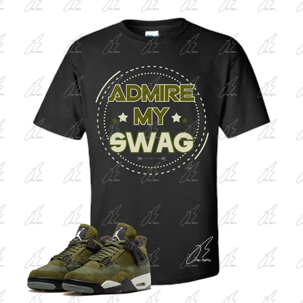 Jordan 4 Olive Matching Shirt,Swag Unisex Graphic Tee,Best Gift,Mens